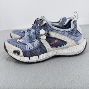 Teva Churn Mesh Water Shoes Womens 7.5 Blue Gray Amphibious Hiking Trail F10011L